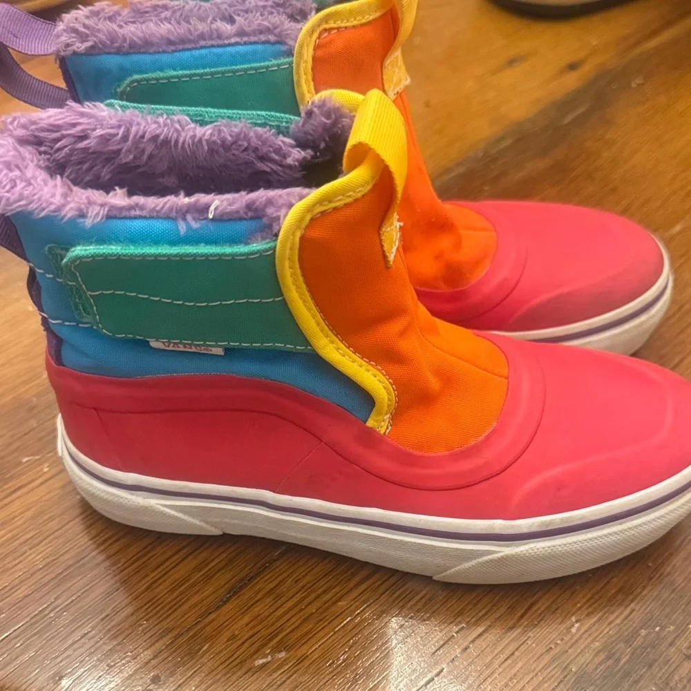 Vans Multicolor Kids High-Top Boots - Picture 4 of 5